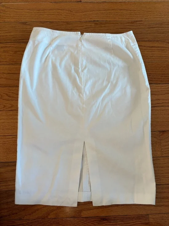 The Limited White Pencil Skirt Size 2 - Picture 2 of 6